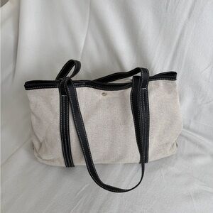 Chic Black and Cream Tote Bag